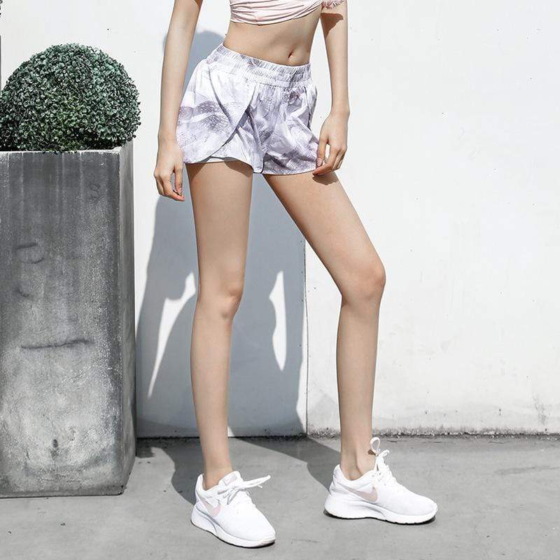 Loose Fake Two Piece Fitness Shorts