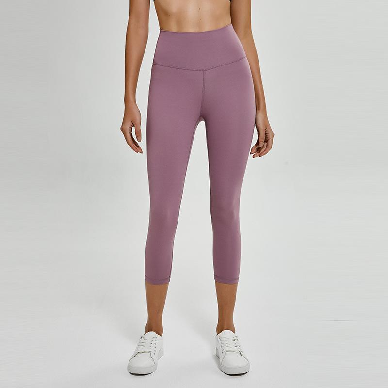 Double side sanding nude sports Yoga Pant