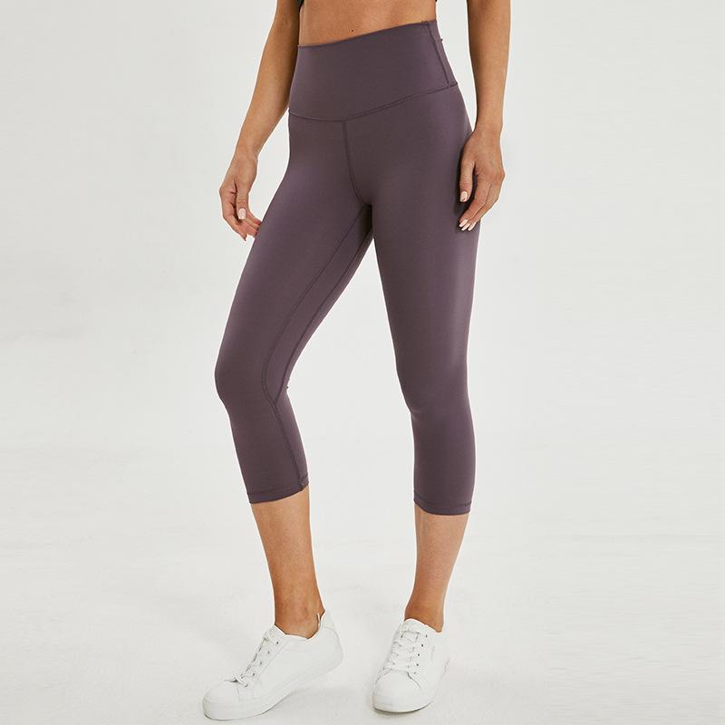 Double side sanding nude sports Yoga Pant