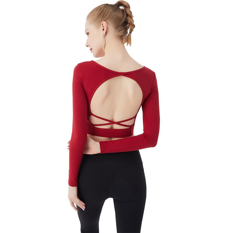 Tight Backless Sexy Yoga Long Sleeve