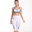 Printed Cross Strap Bra+ Pants Yoga Set