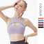 Nude Shockproof Yoga Sports Bra