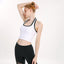 Color Matching Gathers Sports Fitness Yoga Vest