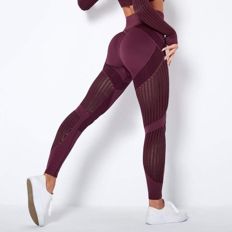 Knitting Hollow Bodybuilding Legging