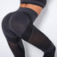 Knitting Hollow Out Bodybuilding Legging