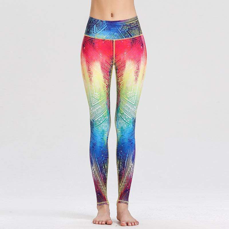 Tight Hip Lifting Printed Yoga Legging