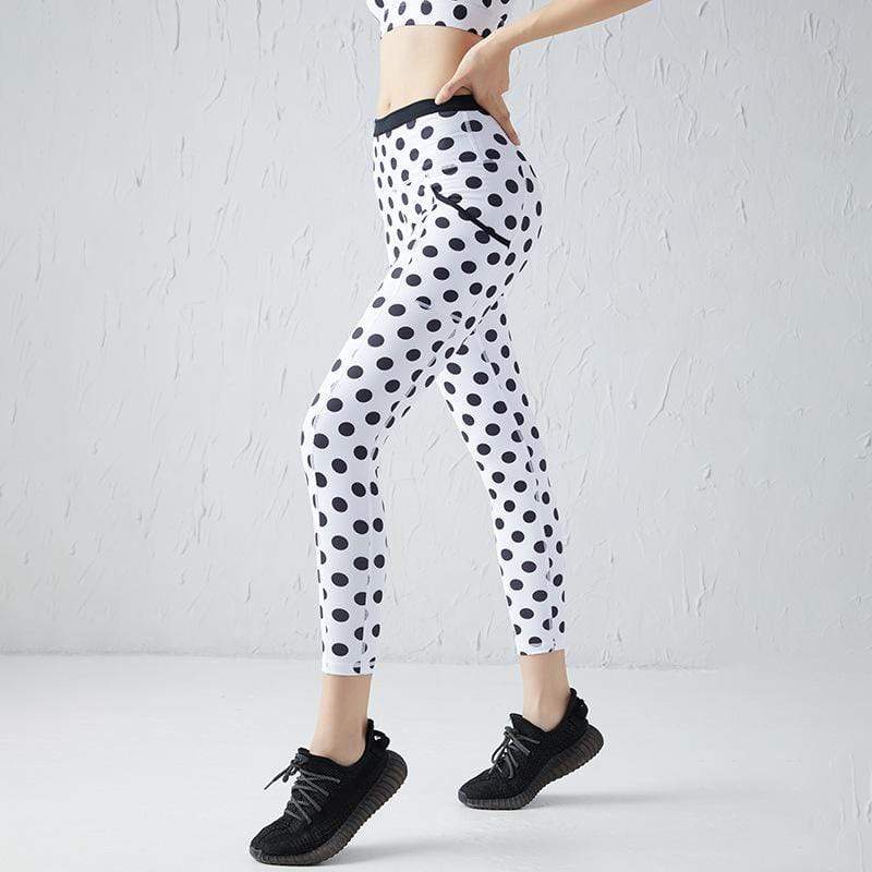 High Waist Printed Leisure Fitness Yoga Legging