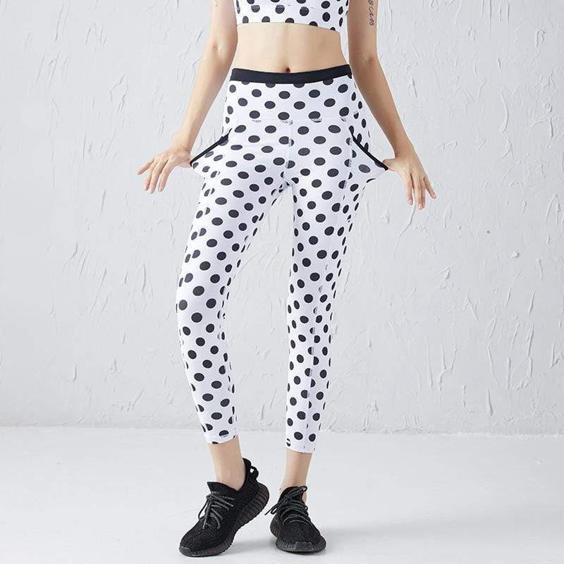 High Waist Printed Leisure Fitness Yoga Legging