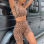 High Waist Tight Leopard Yoga Suit