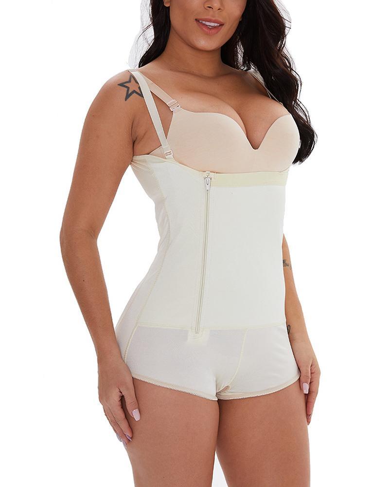 One Piece Zipper Shapewear