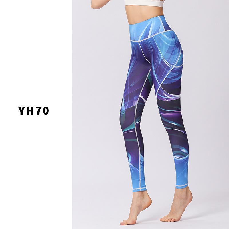 Cropped Hip lift Digital Print Legging