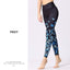 Gradient Butterfly Print Legging