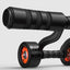 FEIERDUN Roller Wheel Wheels Abdominal Rollers Silent Non Slip Wear Resistant Comfort Eva Foam Handle Suitable Slimming Muscle Workout Home Gym