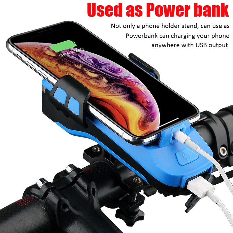 Universal Bicycle Phone Holder Power Bank Mah Bike Light