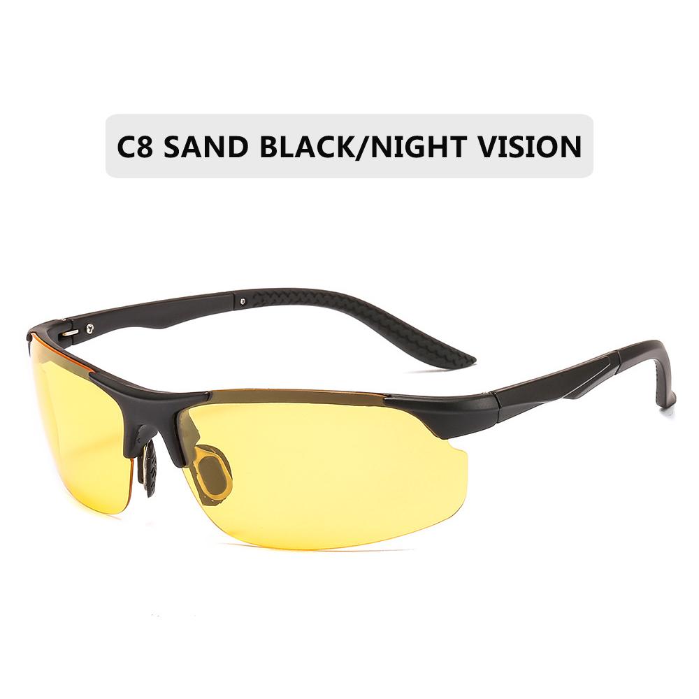 Driving Polarized Sun Glasses Plastic Titanium Frame Sports Anti glare