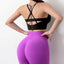 Sexy Gathered Shockproof Yoga Bra