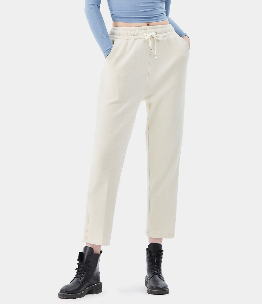 Drawstring Solid Color Pants