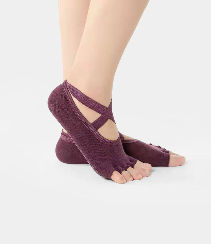 Non slip Yoga Toeless Socks
