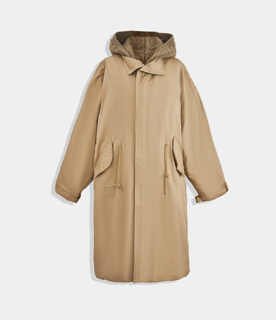 Multi Layered Parka Coat